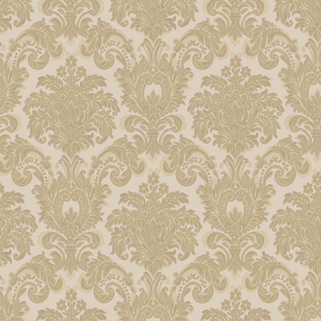 Nordwandtapete klassische Ornamente beige