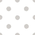 Nordwandtapete „Urban Friends Coffee Dots“ in Weiß und Grau