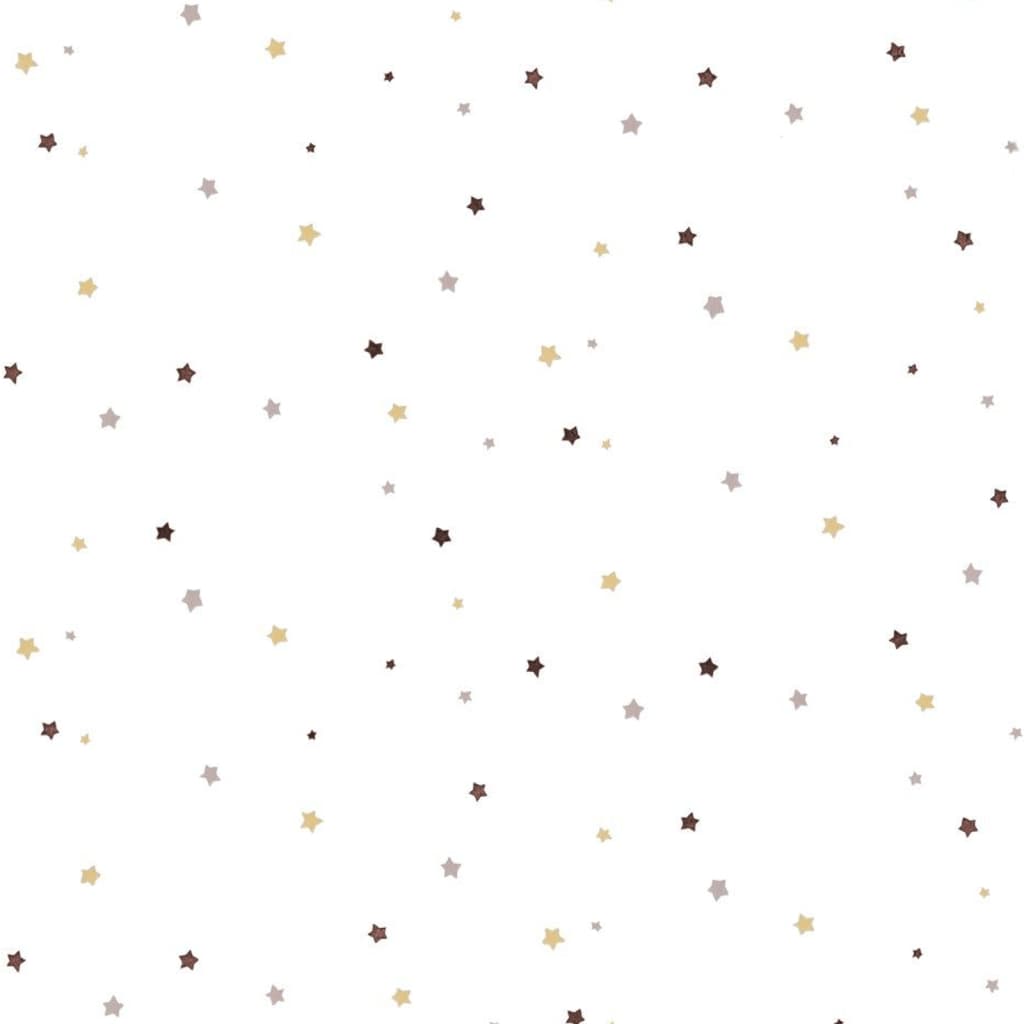 Nordwandtapete Mondo Baby Little Stars Beige und Weiß