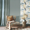 Noordwand behang topchic fans blauw
