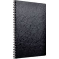 Spiraalschrift clairefontaine geruit 5x5 zwart