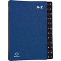 Sorteermap exacompta blauw a-z