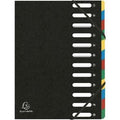 Map met 3 flappen en elastiek exacompta 55121e a4