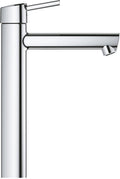 Grohe concetto waterbesparende wastafelkraan xl-size m. gladde body chroom