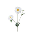 Decoris kunstbloem madeliefje h68cm wit