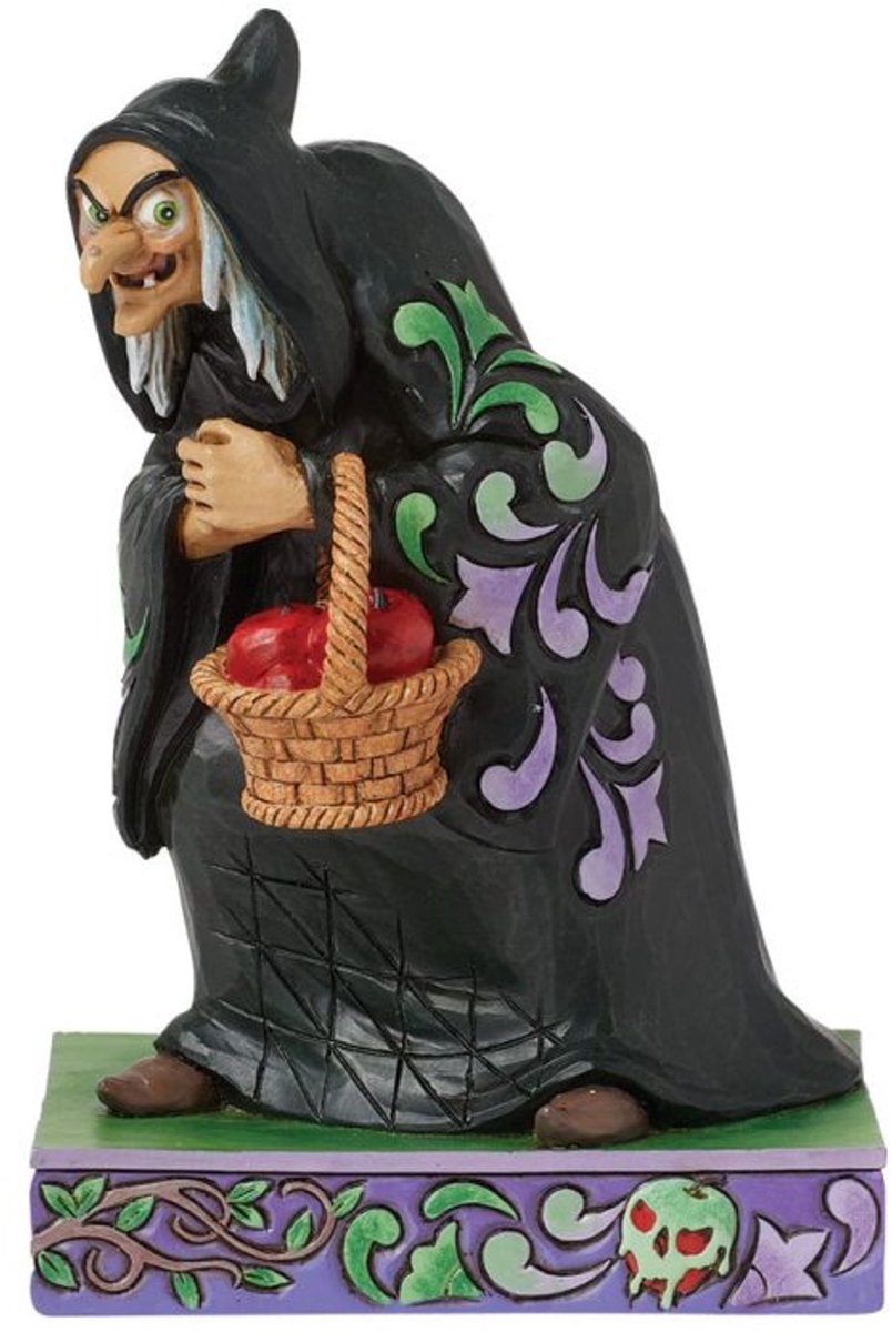 Disney traditions sneeuwwitje boze heks just one bite 12 cm