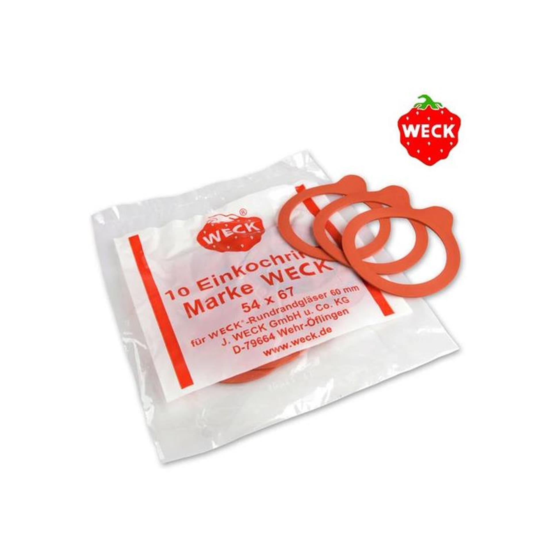 Weck ringen 54x67mm zakje a 10 stuks