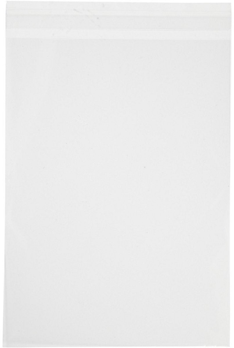 Cellophantüten der Firma Creativ, Höhe: 23 cm, Breite: 16,8 cm, Stärke 30 µm, 50 Stück pro Karton