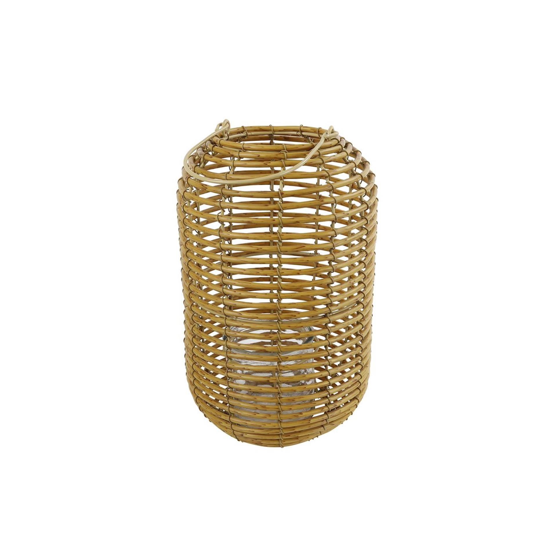 Countryfield windlicht hoog m naturel h33cm kunststof
