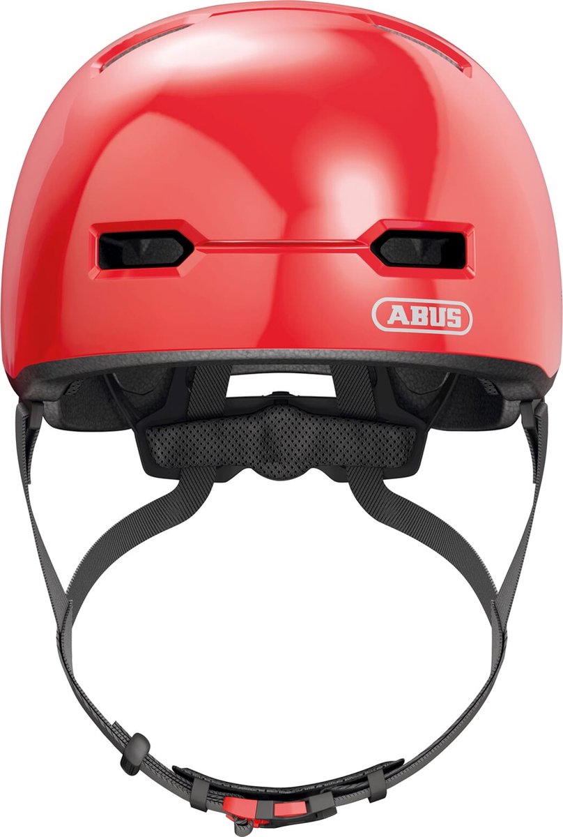 Abus Helm Skurb Kinder, glänzend rot, Größe M (50-55 cm)