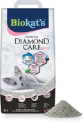 Biokat's diamond care fresh - 14 l - kattenbakvulling - klontvormend - babypoeder geur - actieve kool