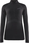 Craft active intensity zip thermoshirt dames - maat l