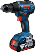 Bosch professional gsr 18v-55 accu schroefboormachine 18v 4.0ah in l-boxx - 06019h5200