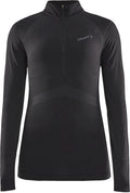 Craft active intensity zip thermoshirt dames - maat xl