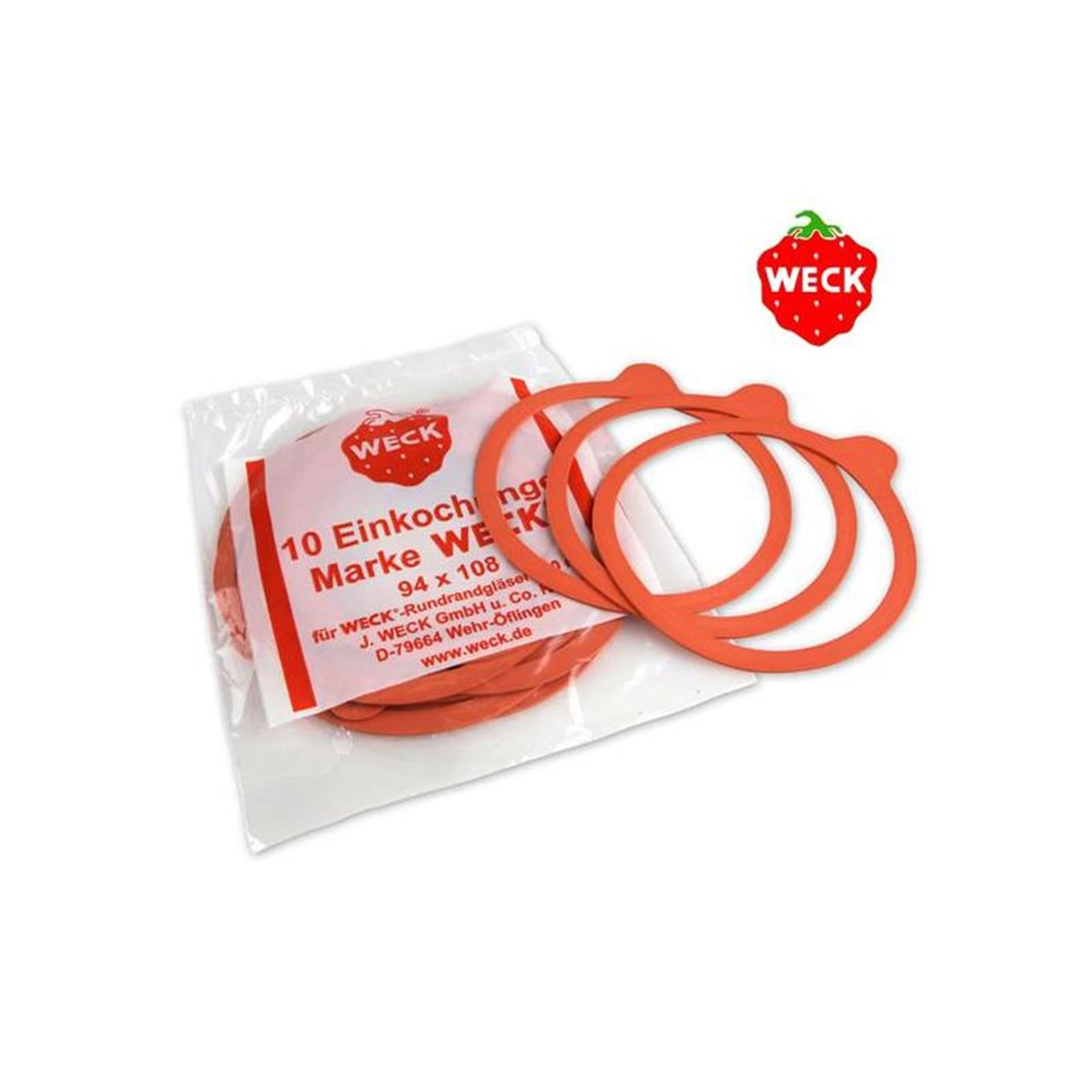 Weck ringen ø100mm 94x108mm zakje a 10 stuks