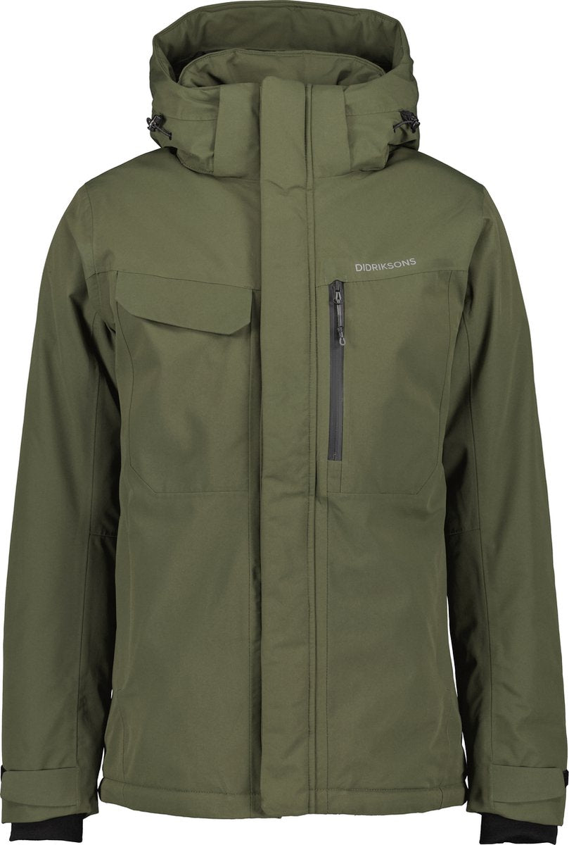 Didriksons stefan usx jkt heren outdoorjas - deep green xl