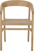 Bloomingville - vitus eetkamerstoel - beige - eiken