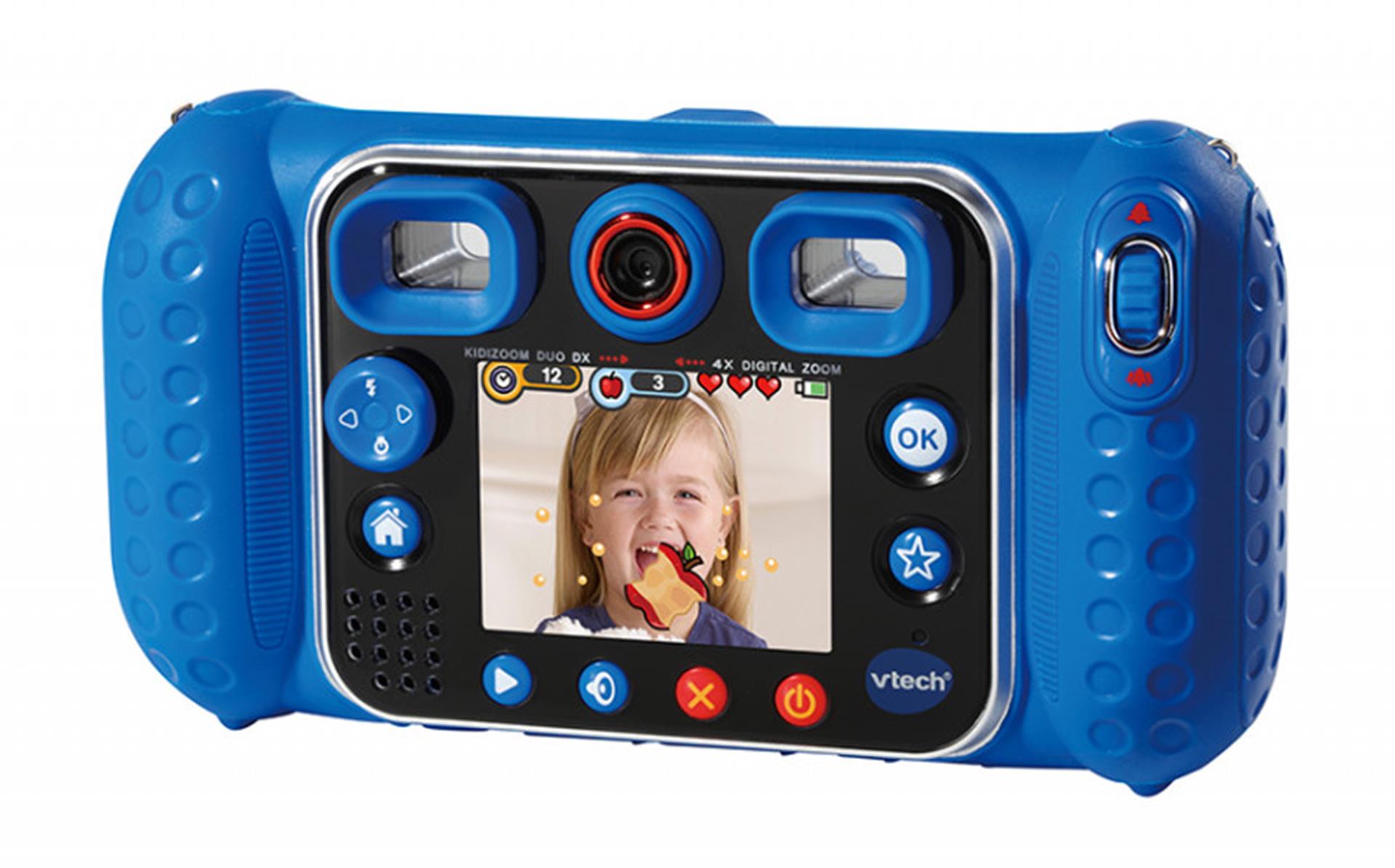 Vtech Kidizoom Duo DX Kinderkamera Blau 4-teilig