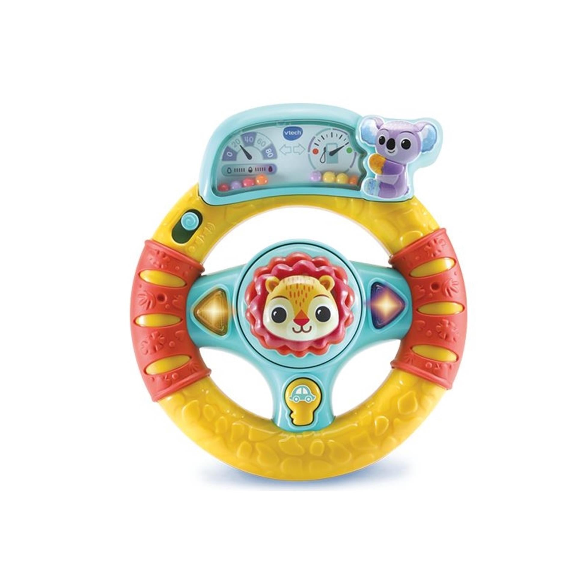 Vtech-Hupe dreht Lenkrad
