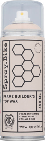 Spray.bike frame builder's top wax