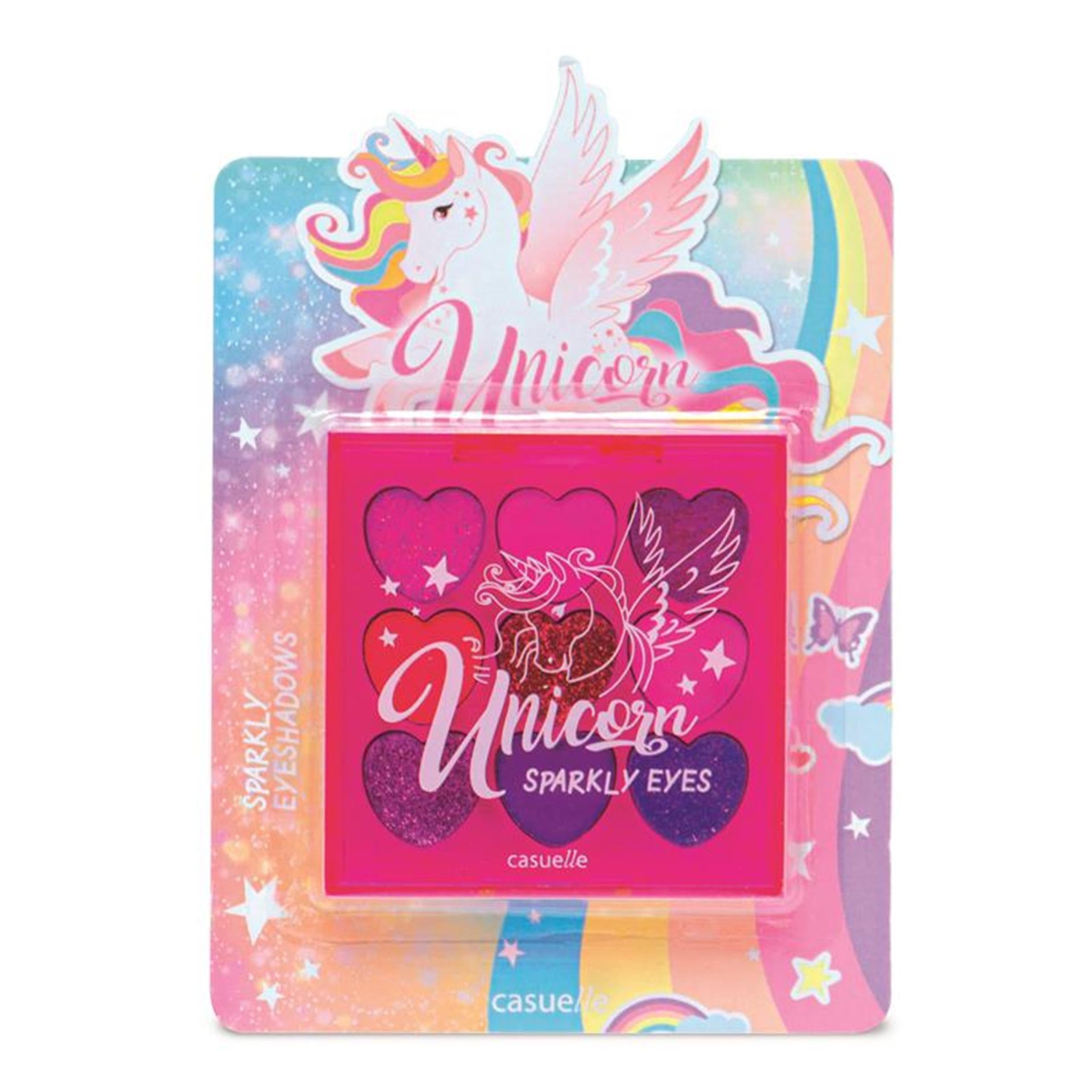 Casuelle unicorn oogschaduw crème 9 kleuren op blisterkaart