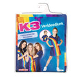 Studio 100 K3 Verkleidungskleid – Regenbogenblau, 3–5 Jahre