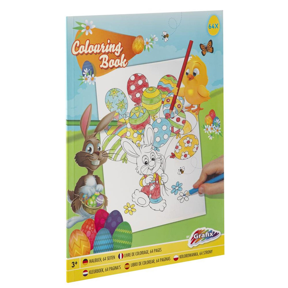Grafix Malbuch Ostern A4, 64 Seiten.