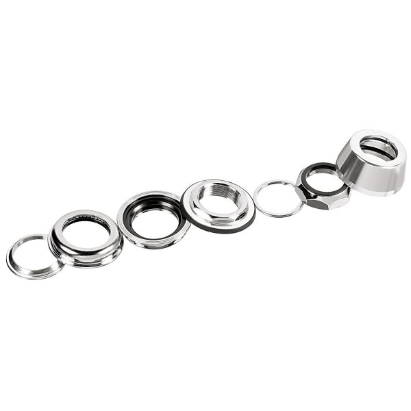 Headset 1 1 8 Ergotec A118SGK halbintegriert mit Kabel - silber