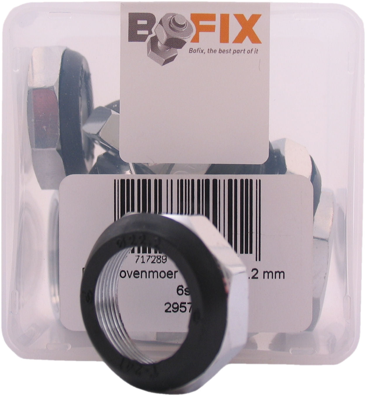 Bofix Steuersatz ø22,2mm obere Mutter offen verchromt (6 Stück)