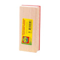 Diese Whiteboard-Radierer sind groß, 12 x 5,5 x 3 cm.