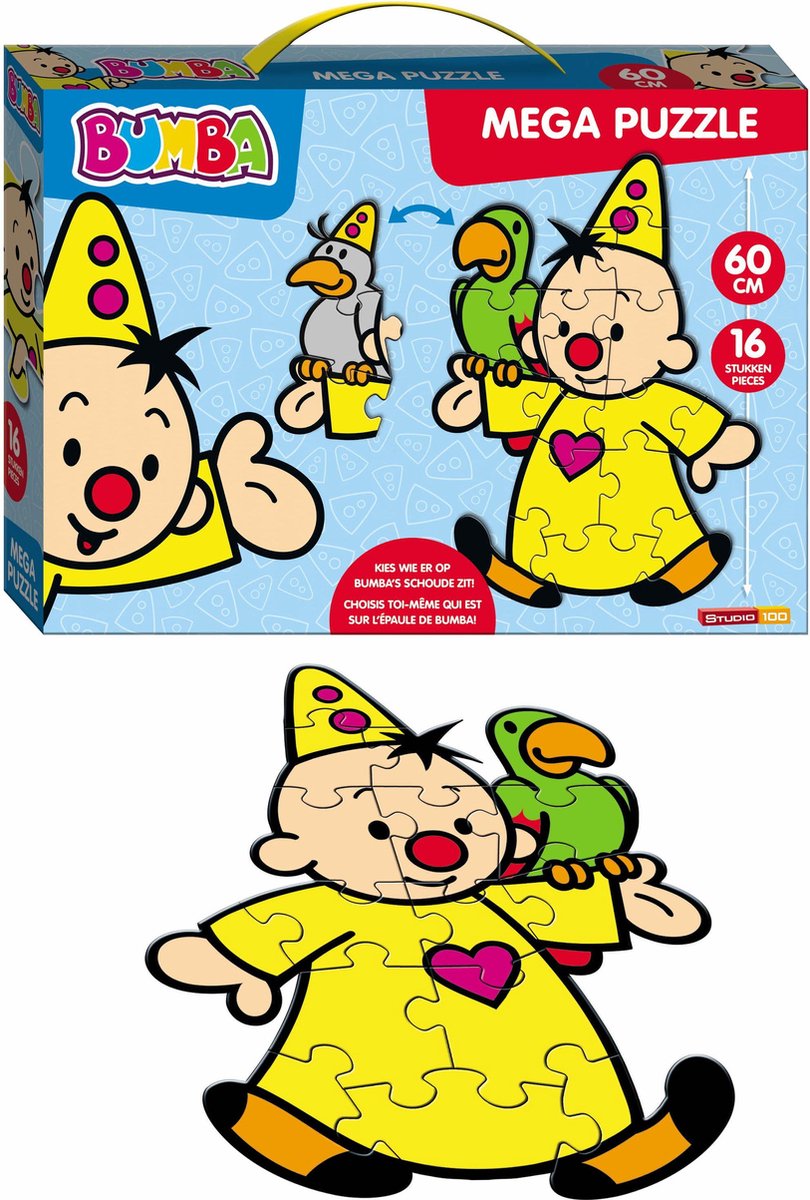 Studio 100 Bumba Mega-Bodenpuzzle, 16 Teile.