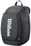Wilson tour backpack 2025 zwart - ruime tennistas voor 2 rackets