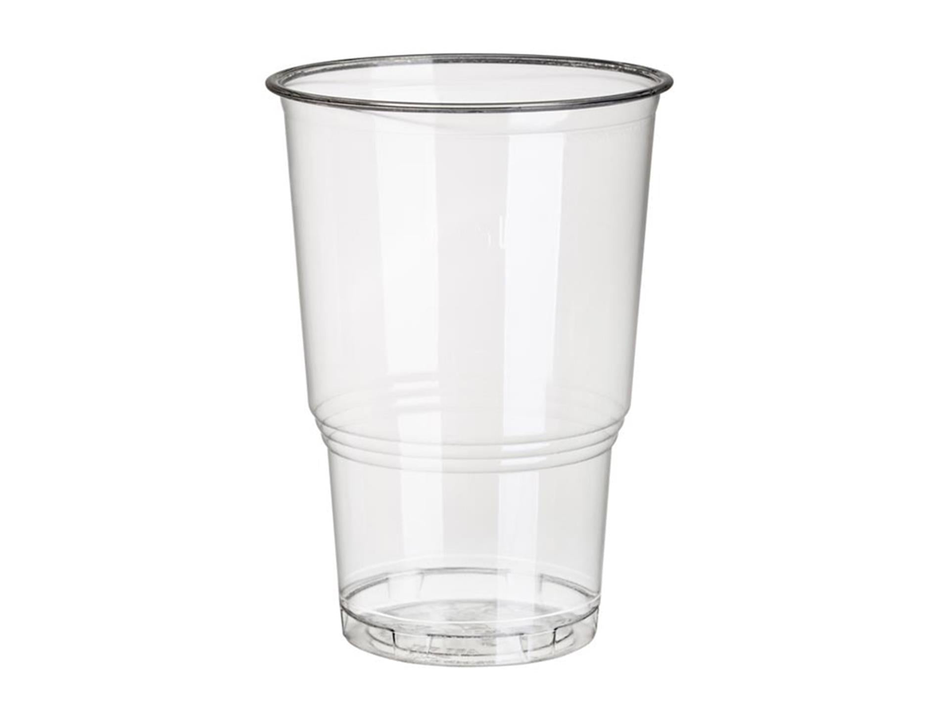 Papstar 25 drinkbekers pla pure 250ml glashelder