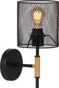 Lucide baskett - wandlamp - 1xe27 - zwart