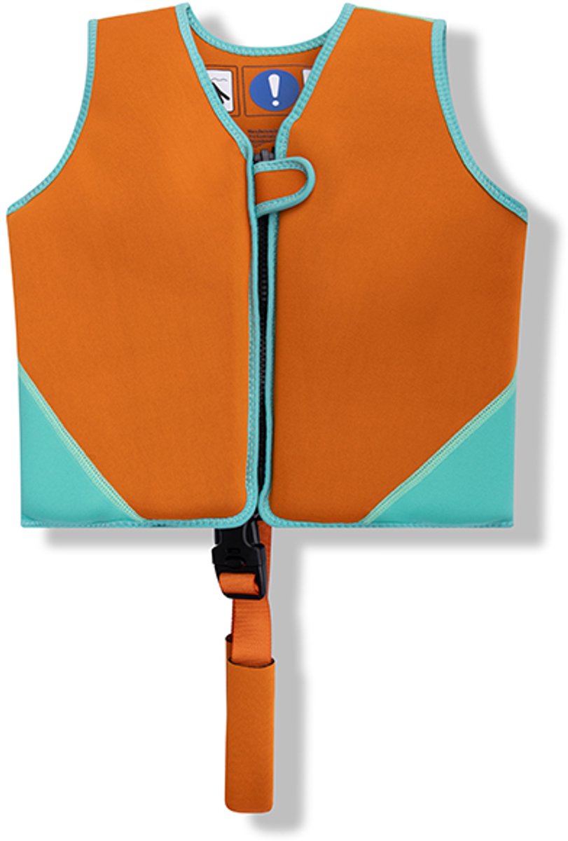 Swim essentials vivid clash orange swimming vest