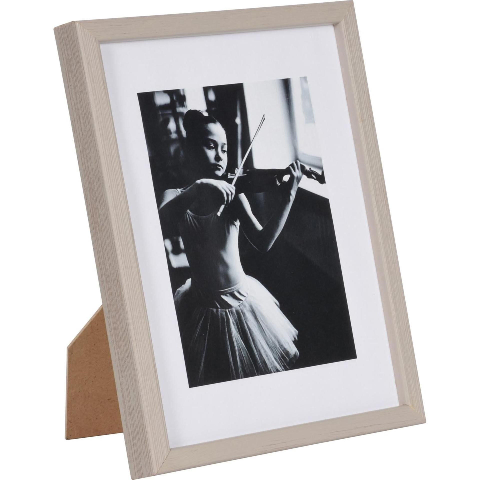 Henzo fotolijst viola 10x15cm beige