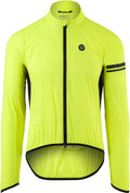 Agu essential - windjack - fietsjack - heren - geel - m - winddicht - waterafstotend - ademend - opvouwbaar - reflecterend