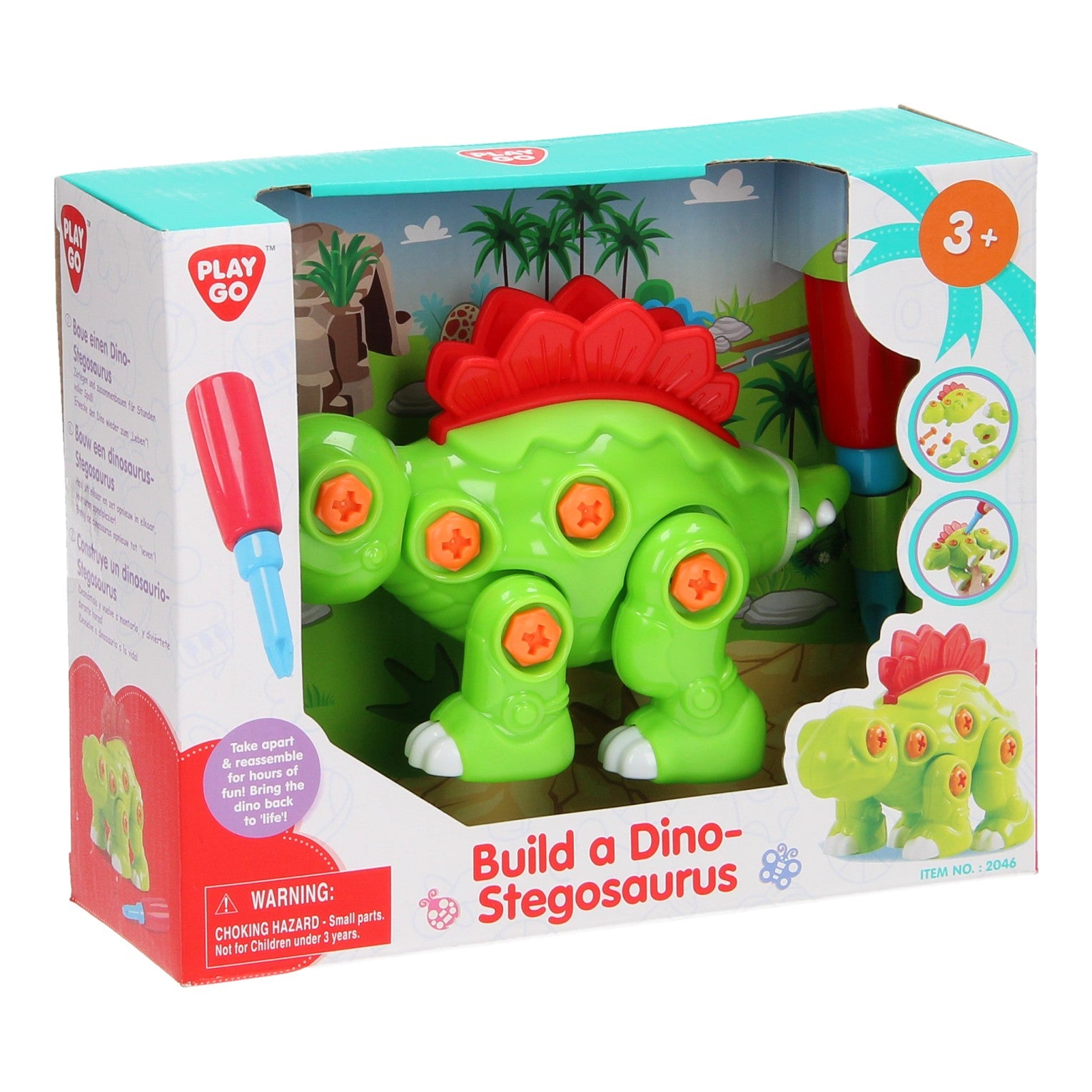 Spiele deinen eigenen Stegosaurus und baue deinen eigenen Stegosaurus