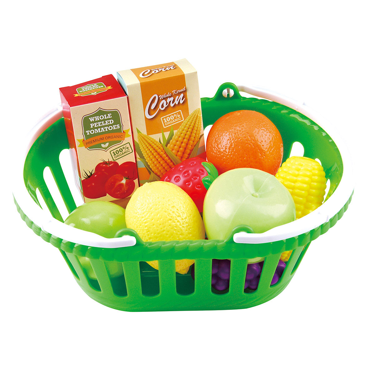 Playgo mandje met fruit - 13dlg.