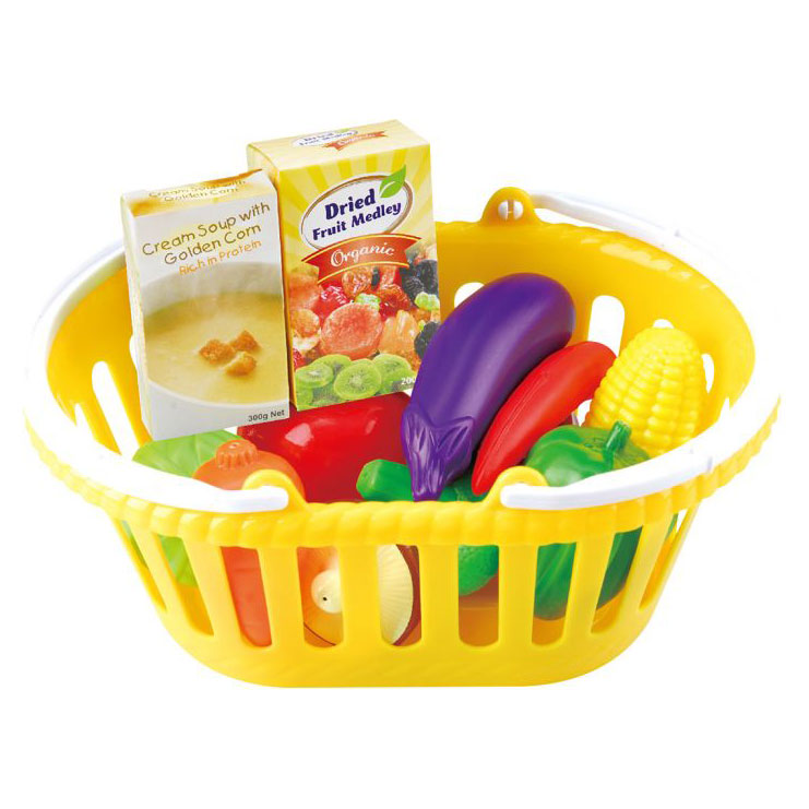 Playgo mandje met groenten - 13dlg.