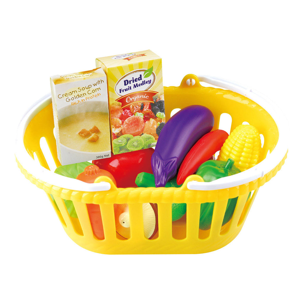 Playgo mandje met groenten - 13dlg.