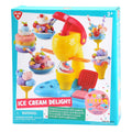 Spiele ein Stück Eiscreme mit einem Tonset