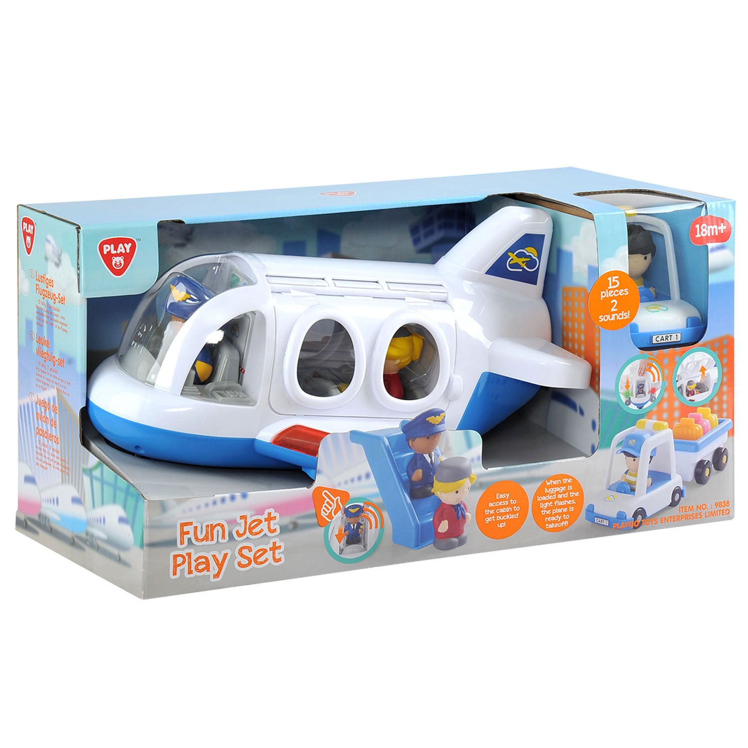 Playgo Spielset Flugzeug
