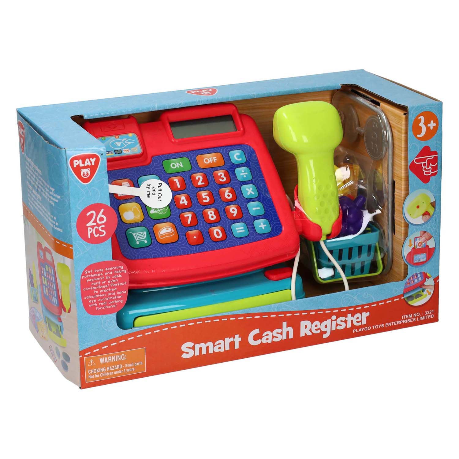 Playgo Kasse mit Zubehör - 26dlg.