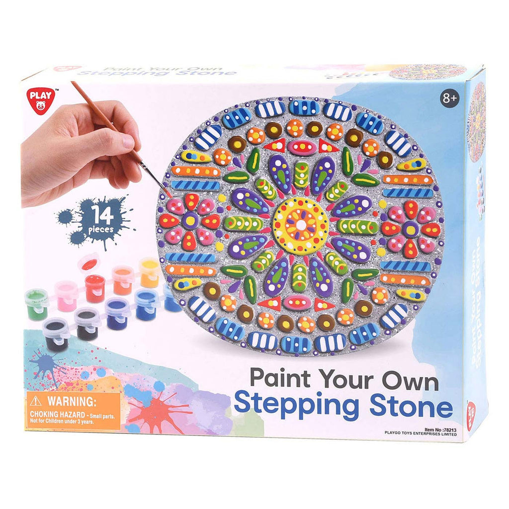 Playgo verf je eigen cementen stepping stone - 14dlg.