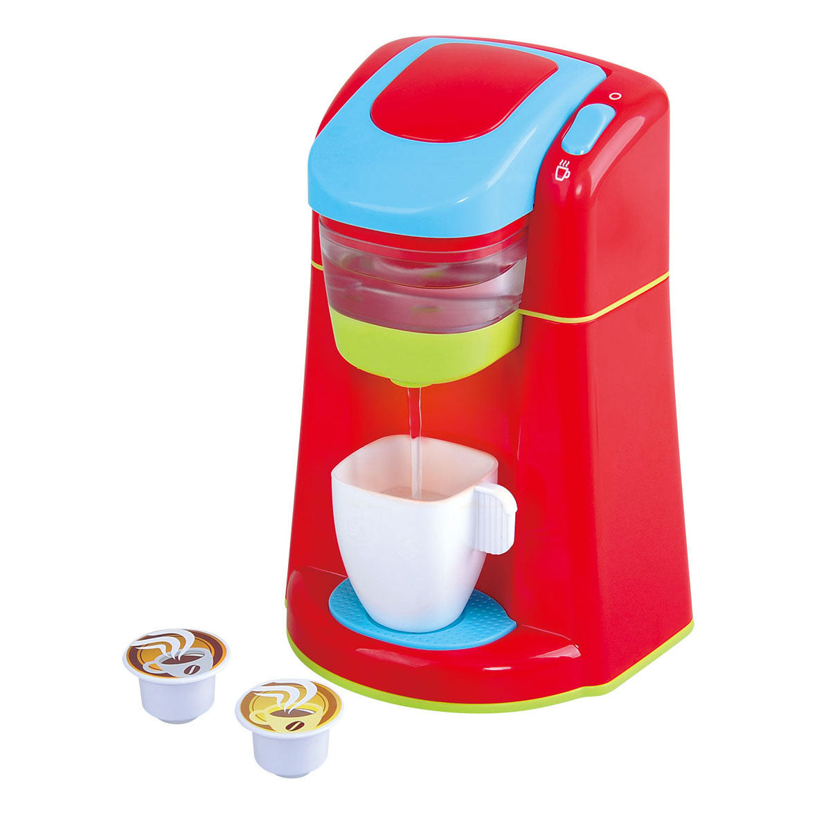 Playgo koffiemachine rood met cups - 4dlg.