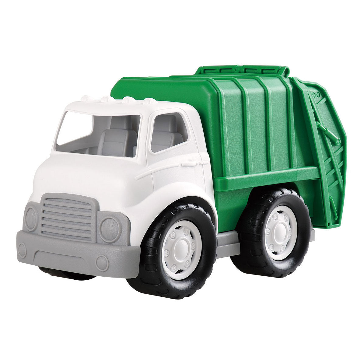 Playgo Müllwagen aus Biomasse, grün – 28 cm