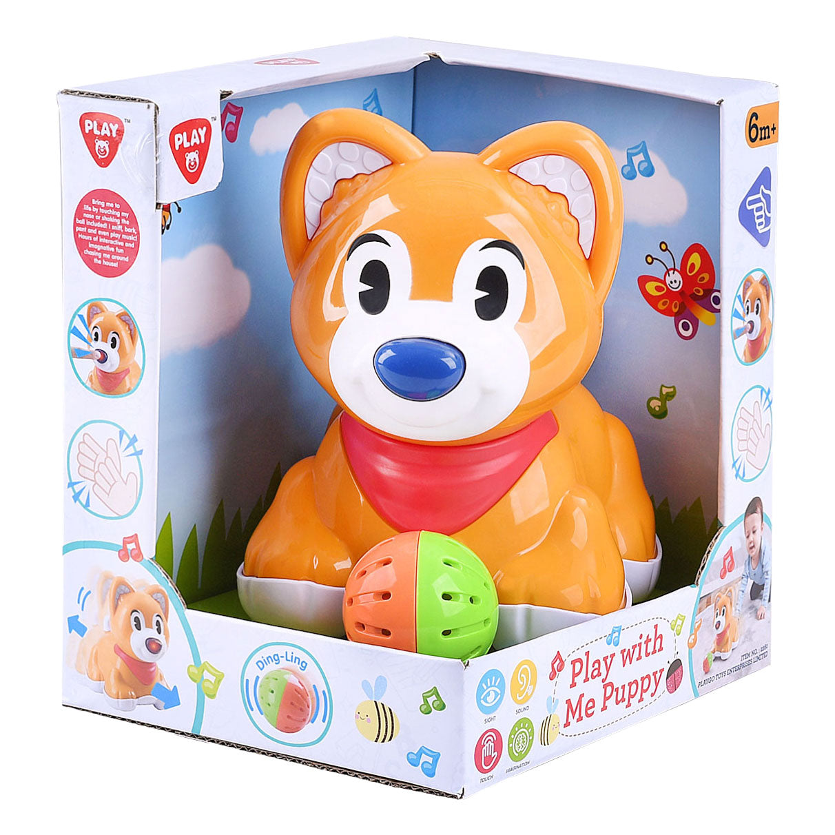 Playgo Baby interaktiver Welpe mit Ball