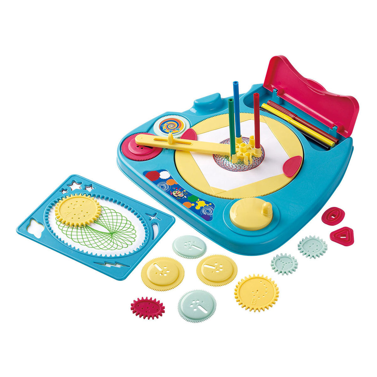 Playgo Mandala Spirograph und Schablonen Zeichenset - 27-teilig.