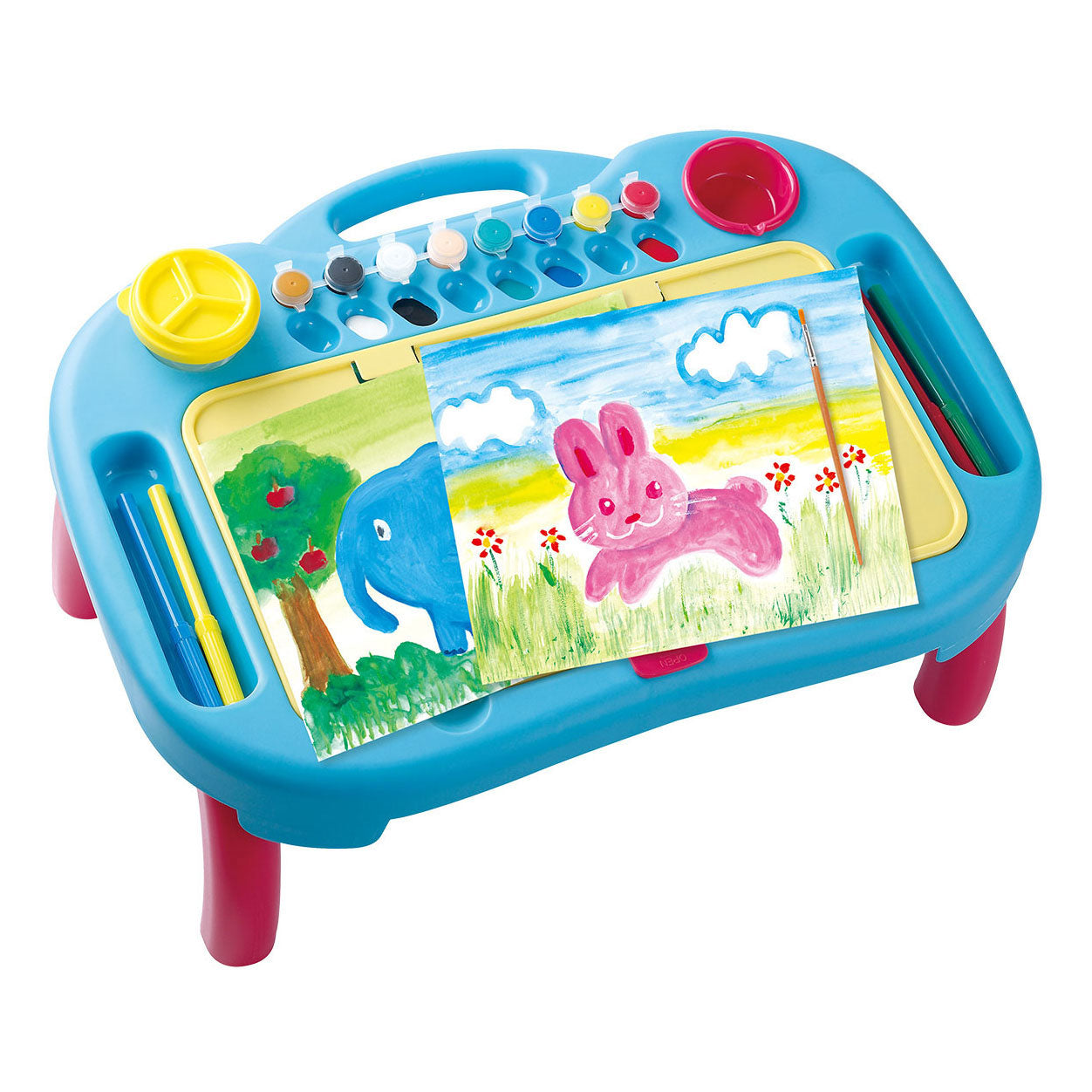 Playgo draagbare tekentafelset - 19dlg.